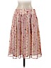 Ann Taylor LOFT 100% Polyester Pink Casual Skirt Size 2 (petite) - photo 1