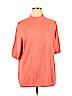 Lands' End 100% Cotton Orange Short Sleeve Turtleneck Size 2X - photo 1