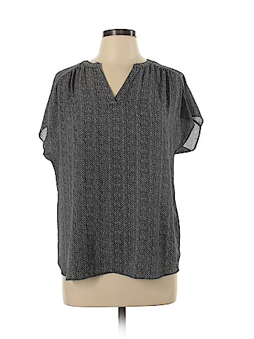 Banana Republic Factory Store Short Sleeve Blouse (view 1)