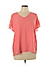 Fab'rik Pink Short Sleeve Blouse Size L - photo 1