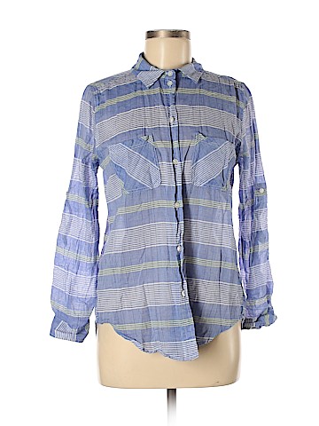 American Eagle Outfitters Long Sleeve Button-Down Shirt (view 1)