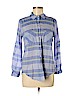 American Eagle Outfitters 100% Cotton Blue Long Sleeve Button-Down Shirt Size M - photo 1
