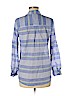 American Eagle Outfitters 100% Cotton Blue Long Sleeve Button-Down Shirt Size M - photo 2