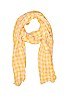 Unbranded Checkered-gingham Yellow Scarf One size - photo 1