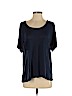 Patterson J. Kincaid 100% Modal Blue Short Sleeve Top Size L - photo 1