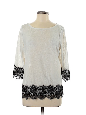 New York & Company 3/4 Sleeve Top (view 1)