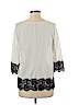 New York & Company Tan 3/4 Sleeve Top Size M - photo 2