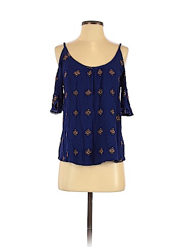 Mossimo Supply Co. Short Sleeve Blouse (view 1)
