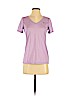 Nike 100% Polyester Purple Active T-Shirt Size S - photo 1
