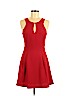 BCBGeneration 100% Polyester Red Casual Dress Size 6 - photo 1