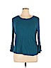 Westbound Teal Long Sleeve Top Size XL - photo 1