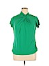 Worthington Plus Green Short Sleeve Top Size XL - photo 1