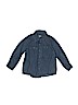 OshKosh B'gosh 100% Cotton Solid Blue Long Sleeve Button-Down Shirt Size 4T - photo 1
