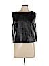 Banana Republic Black Faux Leather Top Size L (petite) - photo 1
