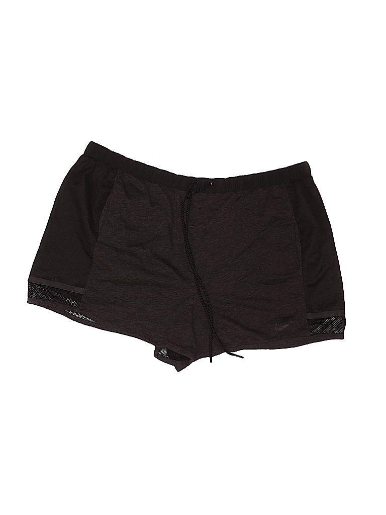 Nike 100% Polyester Black Athletic Shorts Size L - photo 1