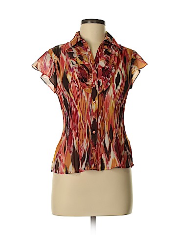 Worthington Short Sleeve Blouse (view 1)