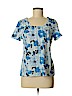 Covington 100% Cotton Blue Short Sleeve T-Shirt Size M (petite) - photo 1