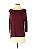 Zara Burgundy Long Sleeve Top Size S - photo 1