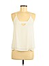 Lush 100% Polyester White Sleeveless Blouse Size 8 - photo 1