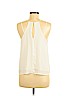 Lush 100% Polyester White Sleeveless Blouse Size 8 - photo 2