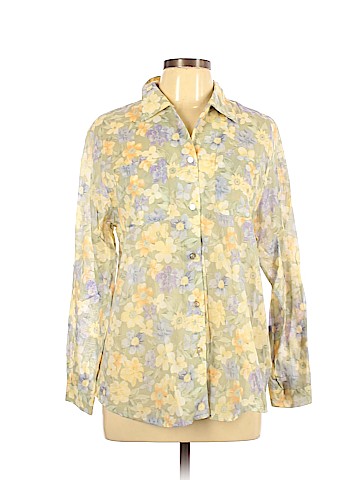 Liz Claiborne Long Sleeve Button-Down Shirt (view 1)