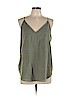 Ann Taylor LOFT Outlet Green Sleeveless Blouse Size L - photo 1