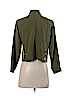 Clio 100% Silk Green Silk Blazer Size S (petite) - photo 2