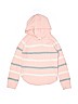 Cloud Chaser 100% Acrylic Stripes Pink Pullover Hoodie Size 8 - 10 - photo 1