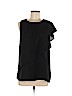 Hayden 100% Polyester Black Short Sleeve Blouse Size M - photo 1