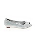 David's Bridal Silver Flats Size 10 - photo 1