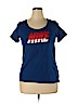 Nike 100% Cotton Blue Short Sleeve T-Shirt Size XL - photo 1
