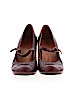 Naya 100% Leather Burgundy Heels Size 8 - photo 2
