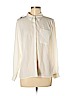 Worthington 100% Polyester White Long Sleeve Blouse Size M (petite) - photo 1
