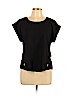 Love J Black Short Sleeve Top Size L - photo 1
