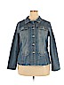 Liz & Co Blue Denim Jacket Size 2X - photo 1