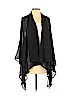 Mer Sea & Co 100% Polyester Black Kimono One size - photo 1