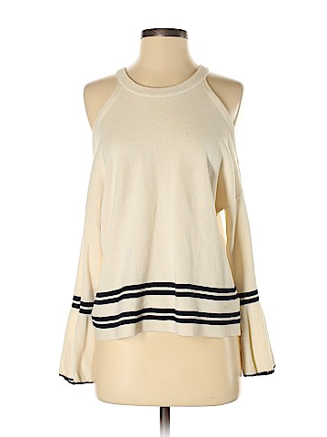 Knitted & Knotted Pullover Sweater (view 1)