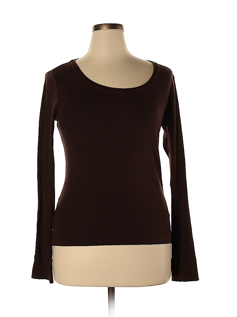 Faded Glory Brown Long Sleeve T-Shirt Size XL - photo 1
