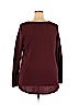 Eileen Fisher 100% Merino Wool Burgundy Wool Pullover Sweater Size 2X - photo 2