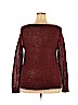 Eileen Fisher Burgundy Wool Pullover Sweater Size 2X - photo 2