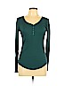 SO Teal Long Sleeve Henley Size M - photo 1
