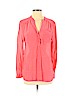 Victoria's Secret 100% Silk Pink Long Sleeve Silk Top Size S - photo 1