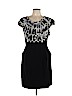 Tahari by ASL 100% Polyester Black Casual Dress Size 10 (petite) - photo 1