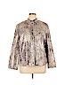 Chico's Tan Jacket Size XL (3) - photo 1