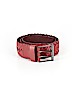 Esprit Solid Burgundy Leather Belt One size - photo 1