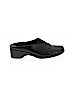 Clarks 100% Leather Black Mule/Clog Size 9 - photo 1