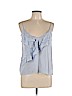 American Eagle Outfitters 100% Viscose Blue Sleeveless Blouse Size L - photo 1
