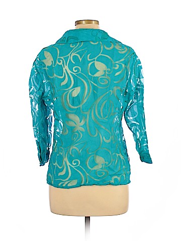 Notations 3/4 Sleeve Button-Down Shirt (view 2)