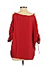 MICHAEL Michael Kors 100% Polyester Red 3/4 Sleeve Blouse Size S - photo 2