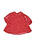 Baby Gap 100% Polyester Hearts Red Dress Size 6-12 mo - photo 1